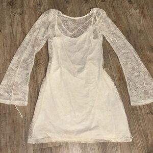 H&M White Lace Dress Size Small